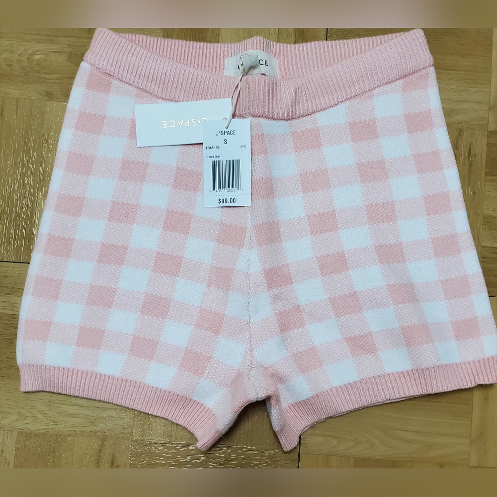 LSpace Francie Shorts/Pink Gingham